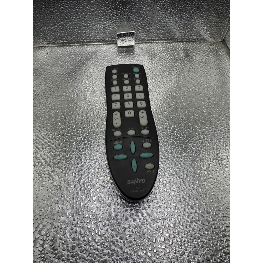 Sanyo GXCC TV Remote Control Replacement Black Handheld Controller